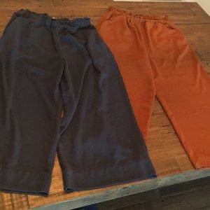 2 H&M Wide legged cropped Pants